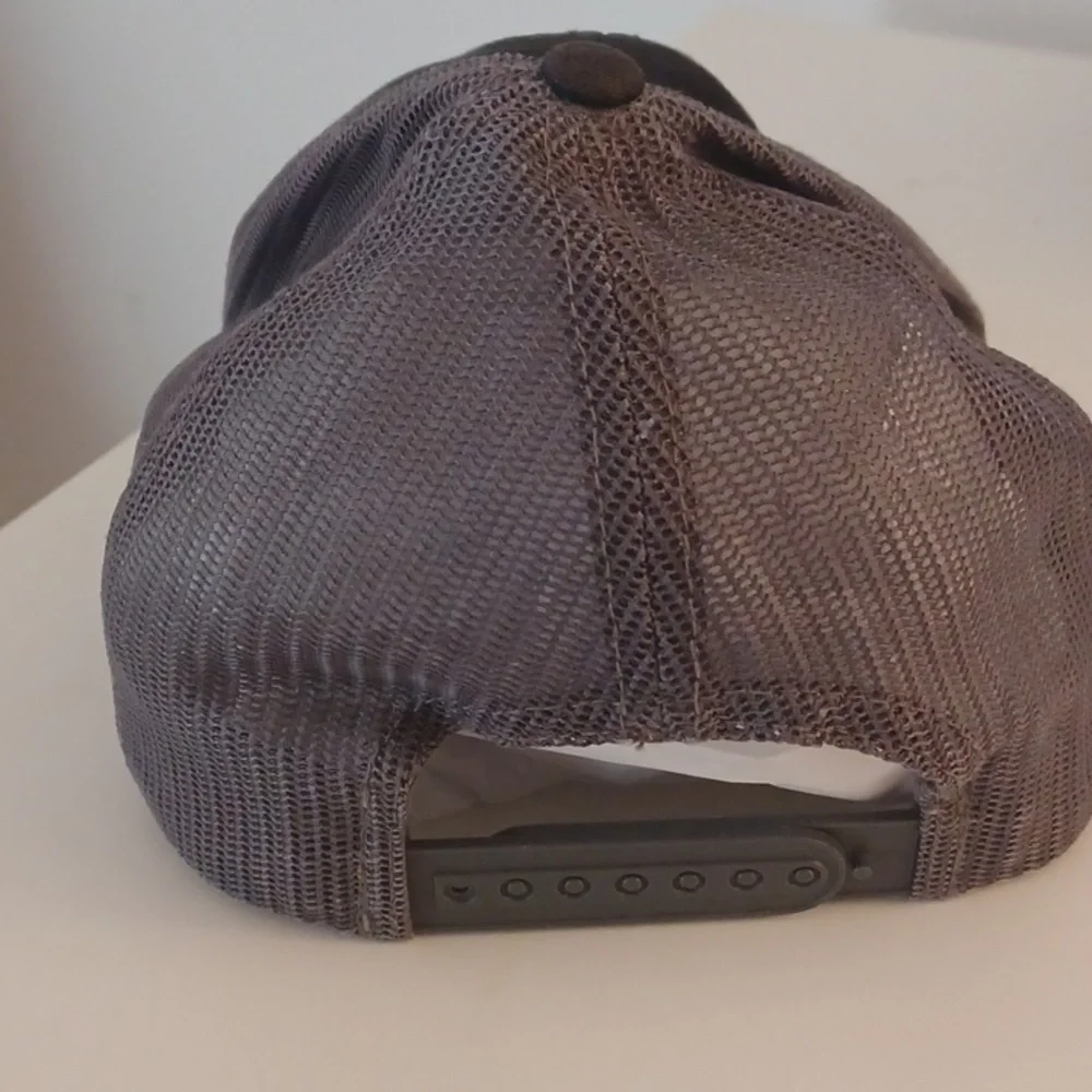 Blueline Surf & Paddle Co. Trucker Hat CAP BLACK/GRAY GUC - Picture 3 of 5